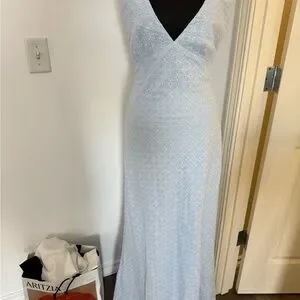 chinese dress ladies Jazelle Maxi Dress Blue